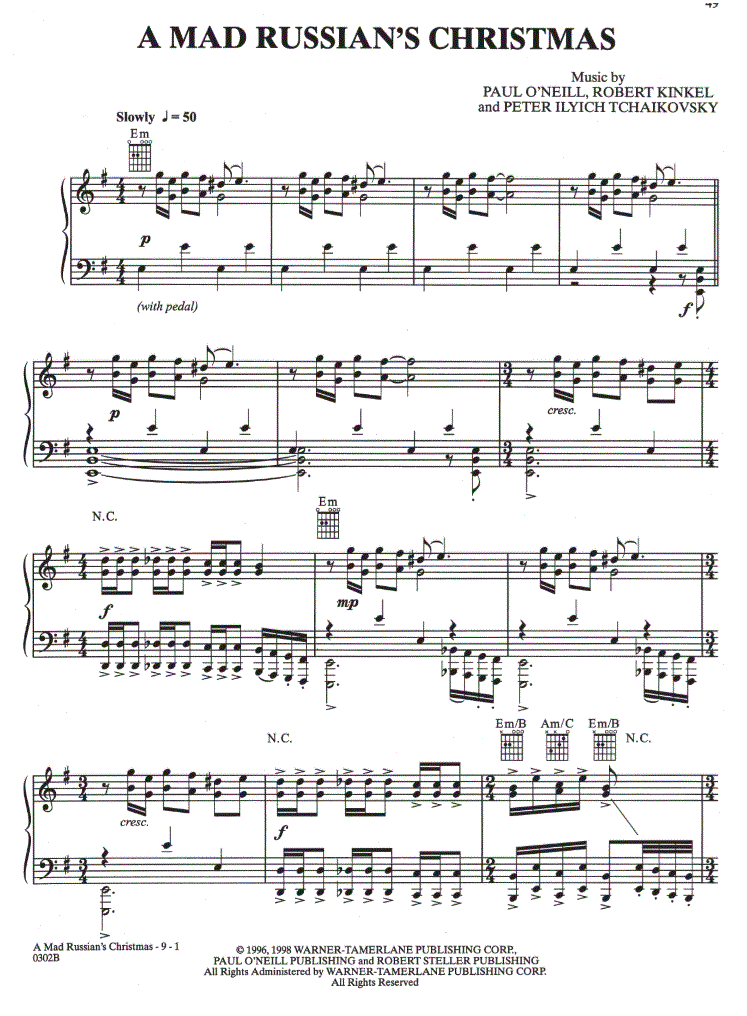 Sheet Music